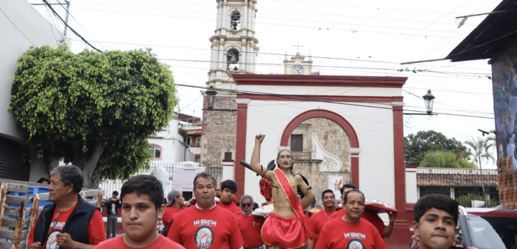 Despite drizzle, Ajijic celebrates San Sebastián